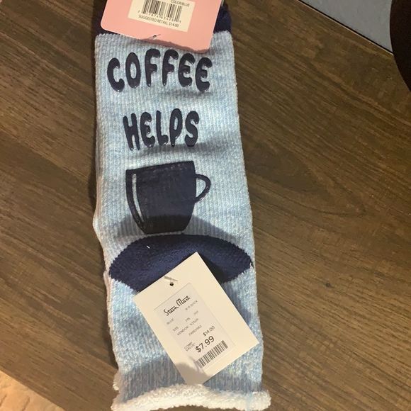 🛍️ Legale Socks Life Happens, Coffee Helps Socks - One Size Fits All - Picture 2 of 3